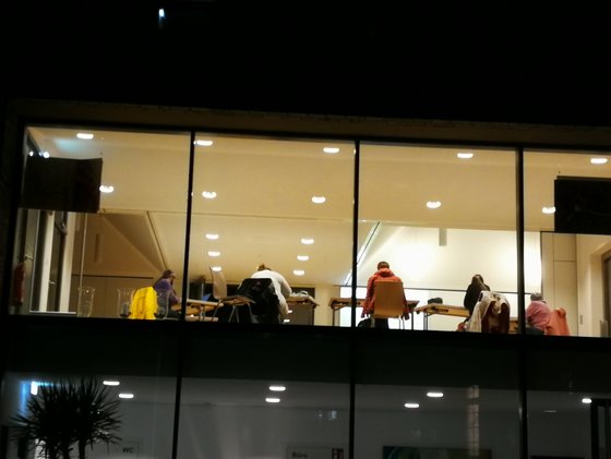 Hier seht ihr den Lydia KV nach meinem Besuch gestern Abend. 
