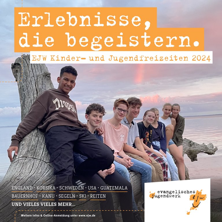 Evangelisches Jugendwerk Hessen e.V. Unsere Freizeiten 2024 sind
